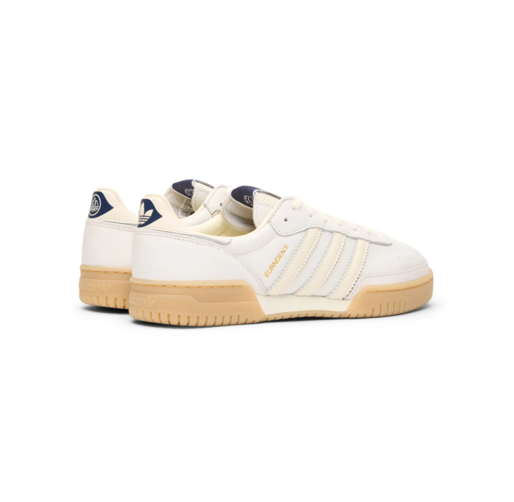 adidas Burnden Sneakers - Off-White & Cream with Gum Sole