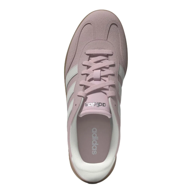 adidas Low-Top Sneakers - Dusty Pink & White with Gum Sole
