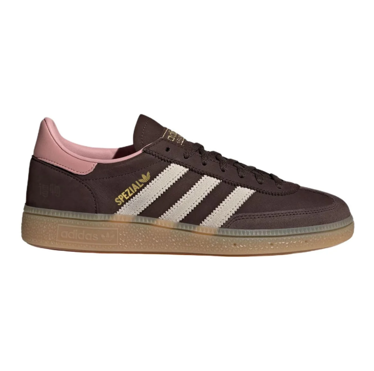 adidas Handball Spezial Sneakers - Chocolate Brown, Cream & Pink