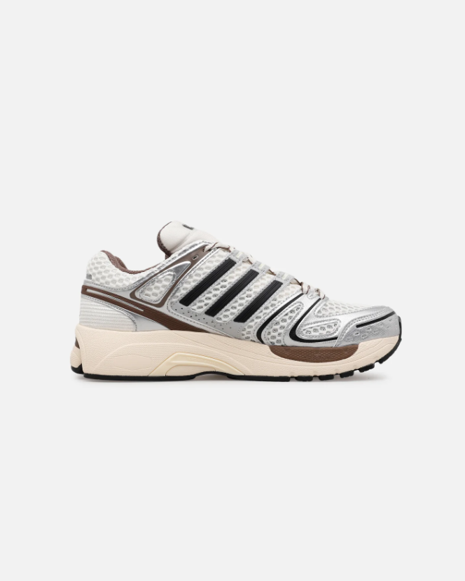 adidas Adistar Sneakers - White, Silver & Brown