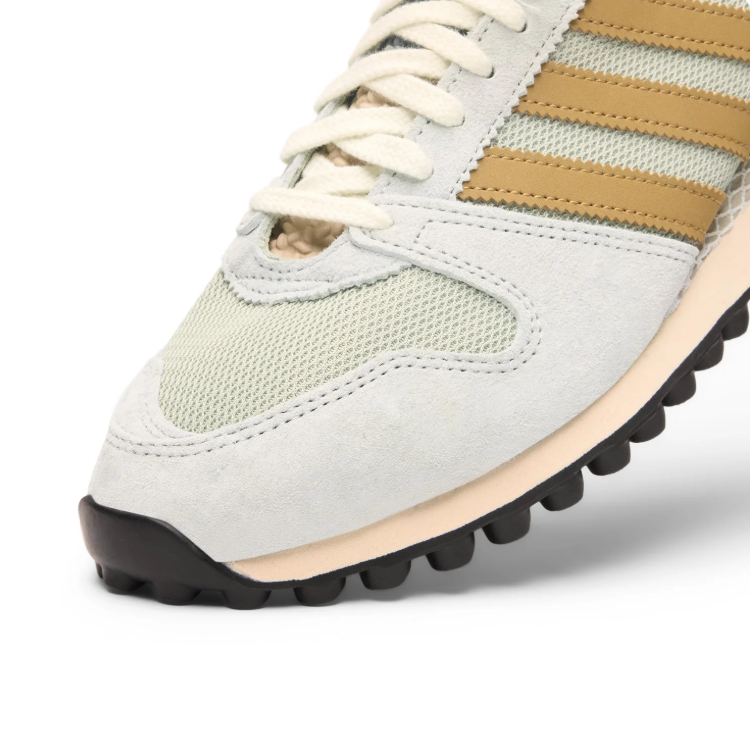 adidas Retro Runner Sneakers - Light Grey & Ochre