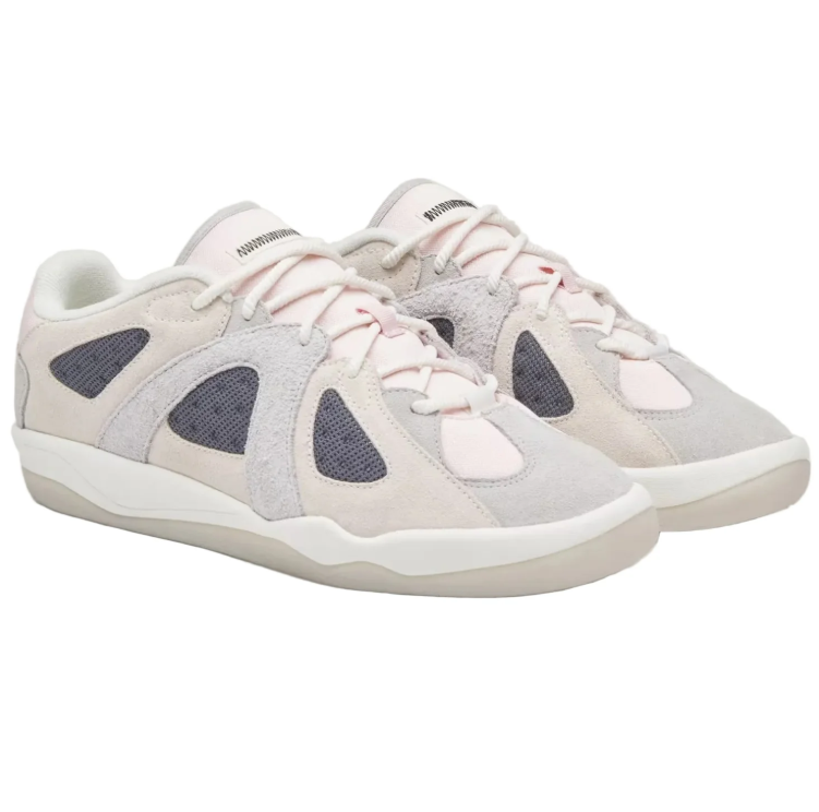 adidas Low-Top Sneakers - Light Grey, Pale Pink & Charcoal