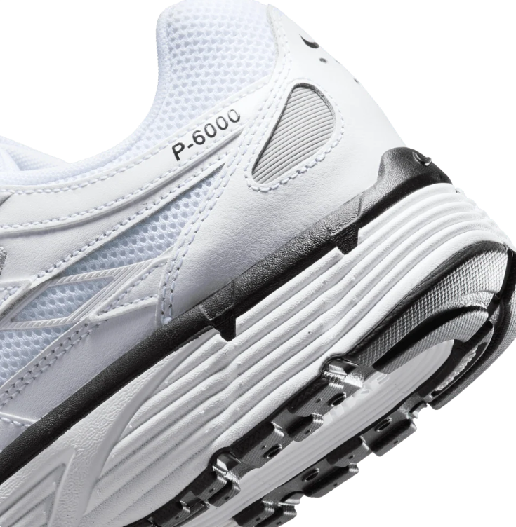 Nike P-6000 Sneakers - White, Silver & Black