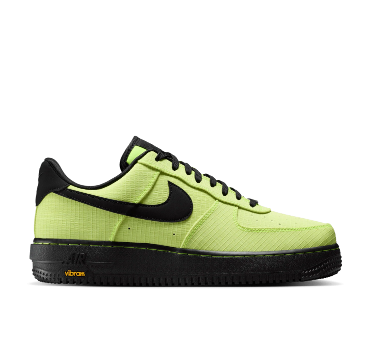 Nike Air Force 1 Low Sneakers - Volt Green & Black