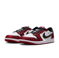 Nike Air Low-Top Sneakers - Red Floral, White & Black with Gold Accents