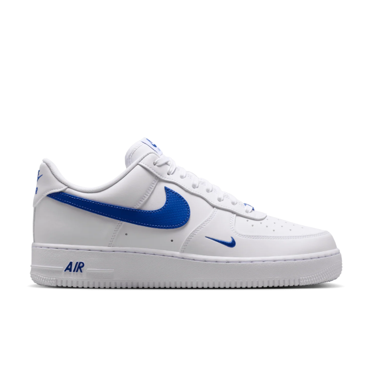 Nike Air Force 1 Low Sneakers - White & Royal Blue
