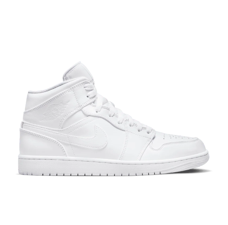 Nike Air Jordan High-Top Sneakers - Triple White