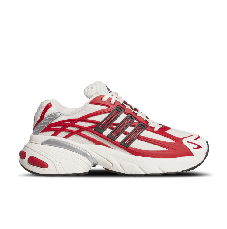adidas Chunky Sneakers - White, Red & Silver