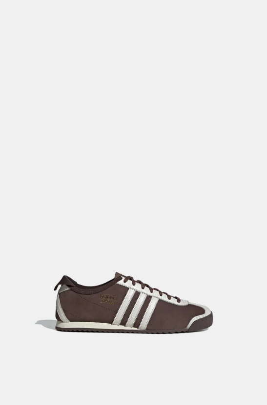 adidas Low-Profile Sneakers - Chocolate Brown & Cream