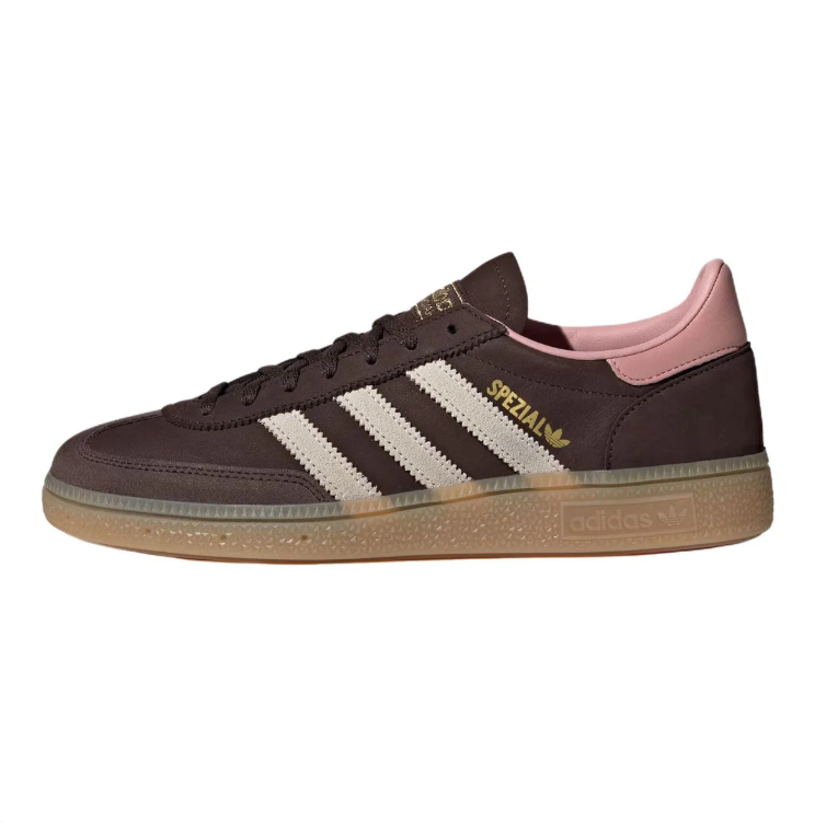 adidas Handball Spezial Sneakers - Chocolate Brown, Cream & Pink