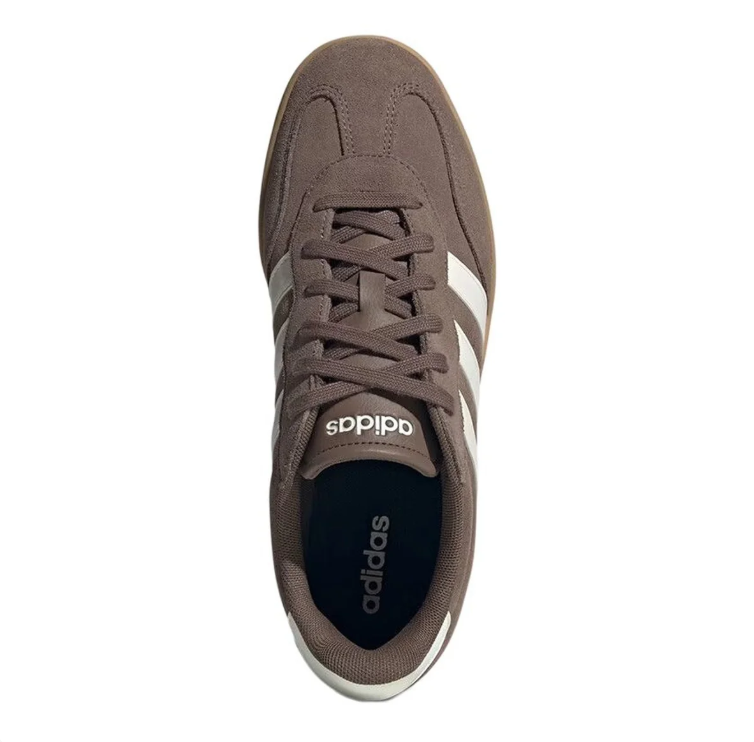 adidas Low-Top Sneakers - Taupe Brown & White Gum Sole