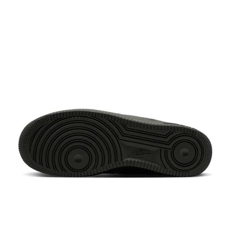 Nike Air Force 1 Low Sneakers - Dark Charcoal & Grey Mini Swoosh