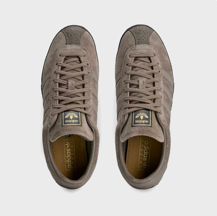 adidas Low-Top Sneakers - Taupe & Black Textured Sole