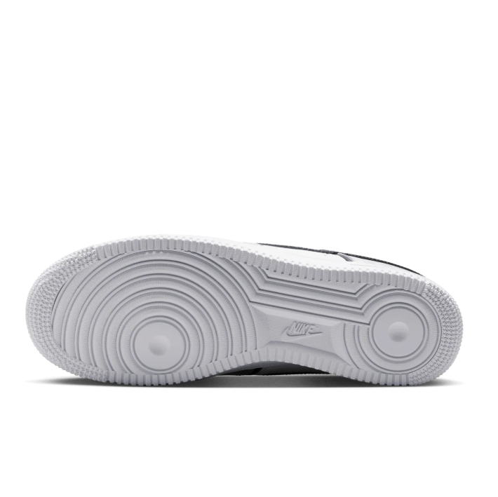Nike Air Force 1 Low Sneakers - Metallic Silver, White & Black
