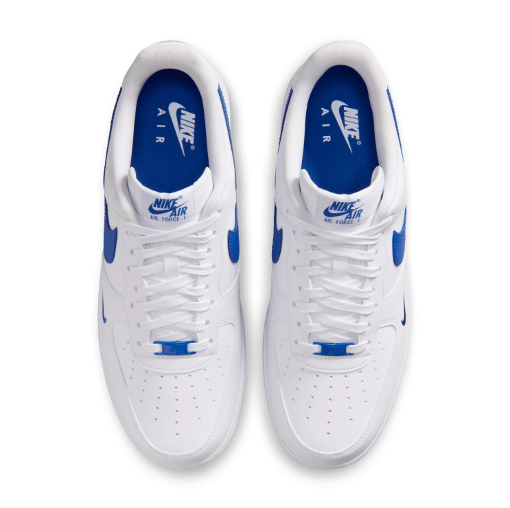 Nike Air Force 1 Low Sneakers - White & Royal Blue