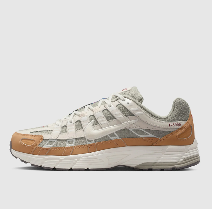 Nike P-6000 Sneakers - Cream, Grey & Tan