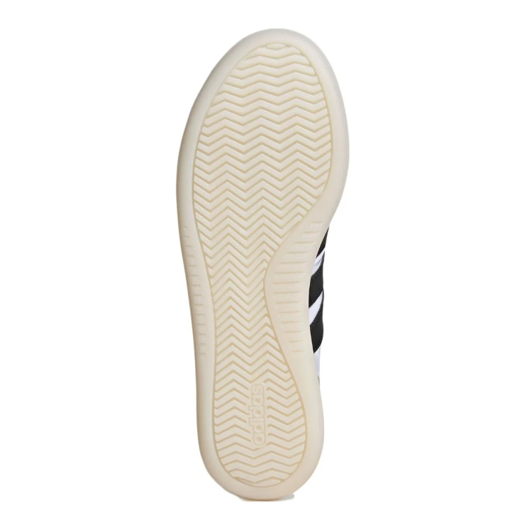 adidas Low-Top Sneakers - White, Grey & Black Cream Sole