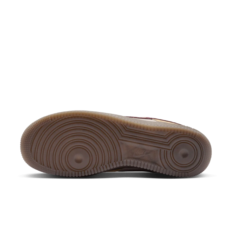 Nike Air Force 1 Low Sneakers - Sand, Taupe & Burgundy