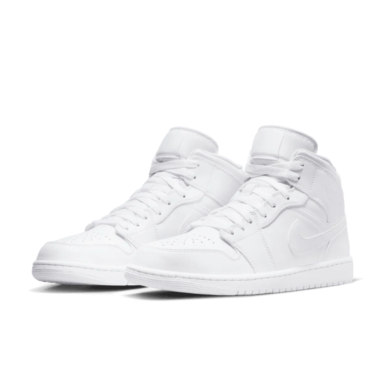 Nike Air Jordan High-Top Sneakers - Triple White