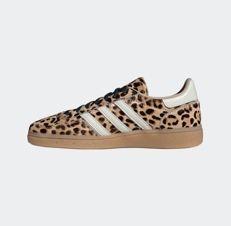 adidas Low-Top Sneakers - Leopard Print & Forest Green Gum Sole