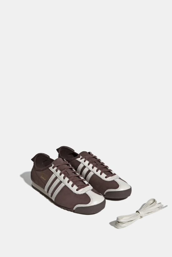 adidas Low-Profile Sneakers - Chocolate Brown & Cream