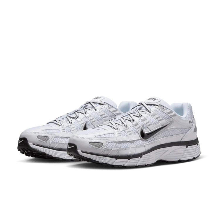 Nike P-6000 Sneakers - White, Silver & Black