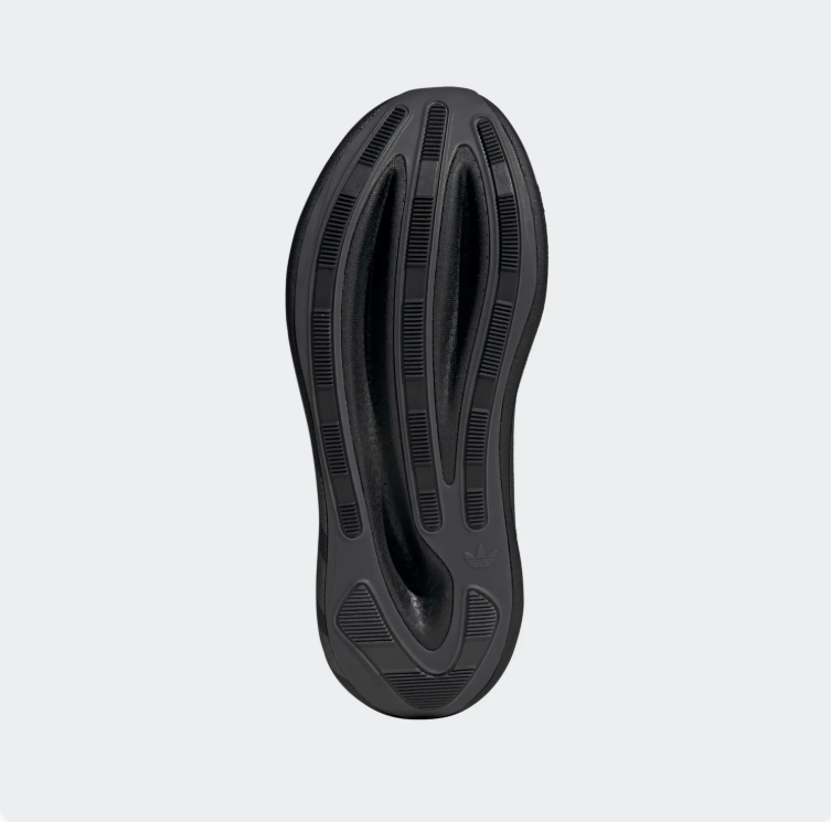 adidas Sneakers - Black Grid Upper & Sculpted Sole