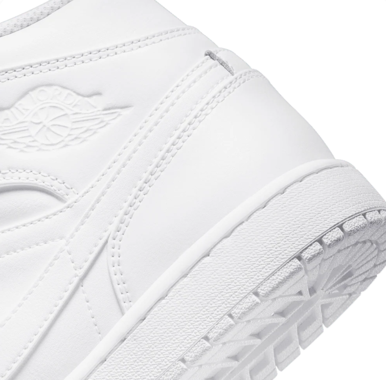 Nike Air Jordan High-Top Sneakers - Triple White