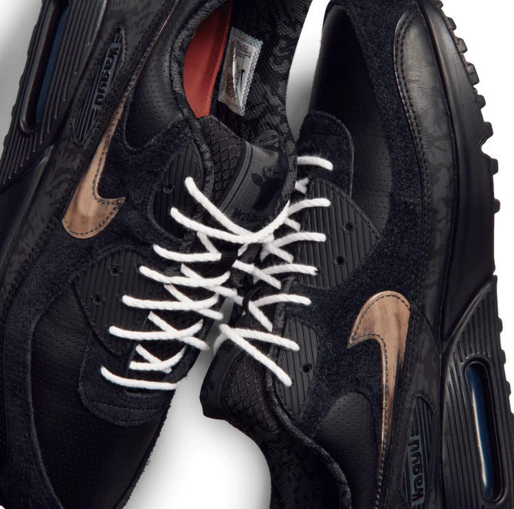 Nike Air Max 90 Sneakers - Black & Bronze