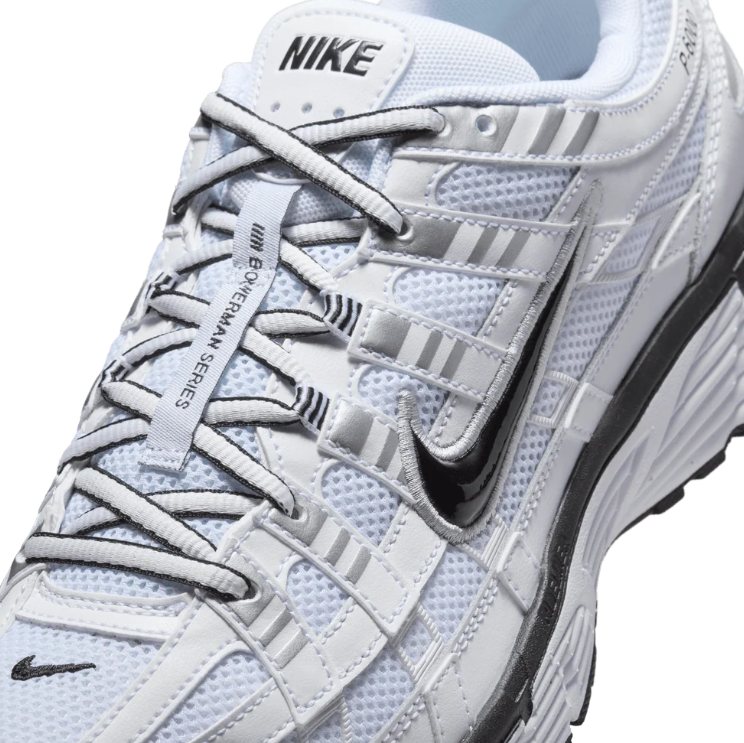 Nike P-6000 Sneakers - White, Silver & Black