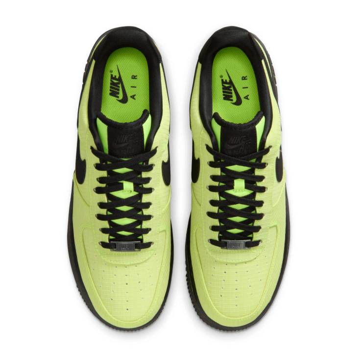 Nike Air Force 1 Low Sneakers - Volt Green & Black