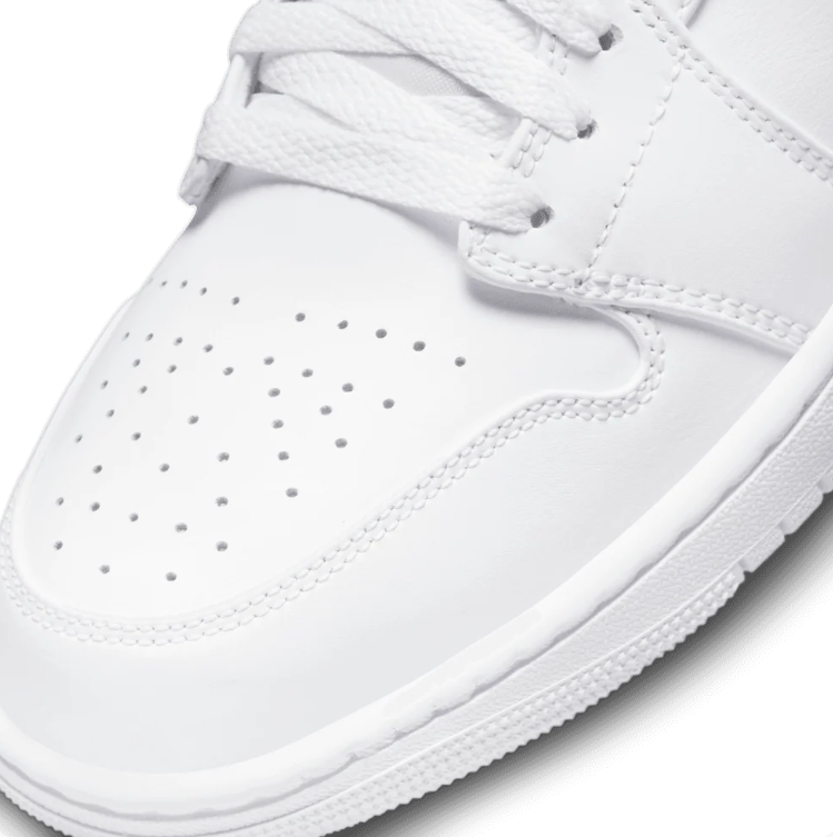 Nike Air Jordan High-Top Sneakers - Triple White