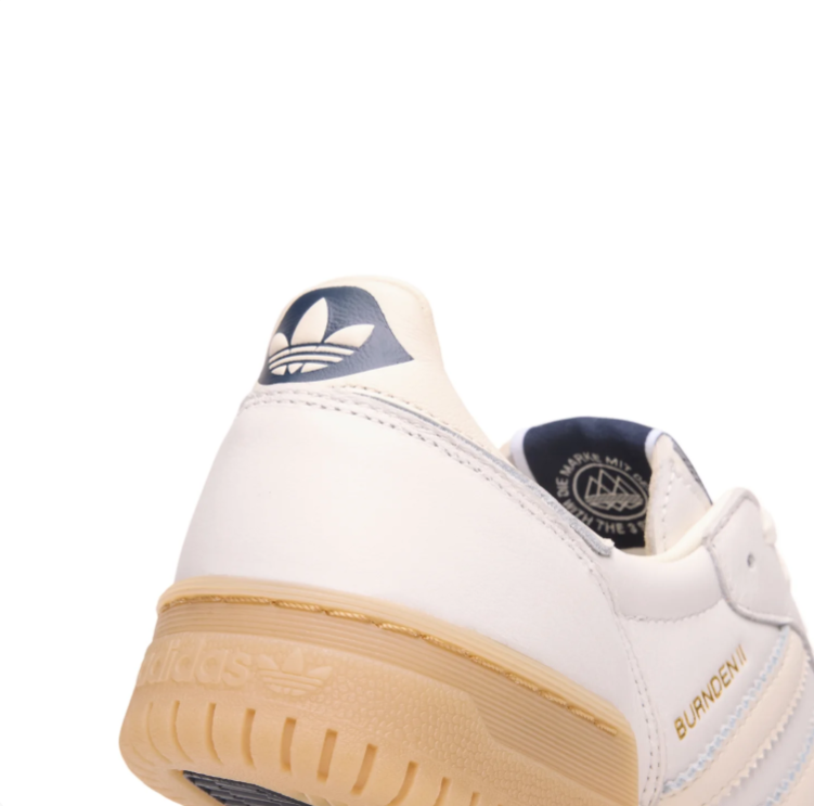 adidas Burnden Sneakers - Off-White & Cream with Gum Sole