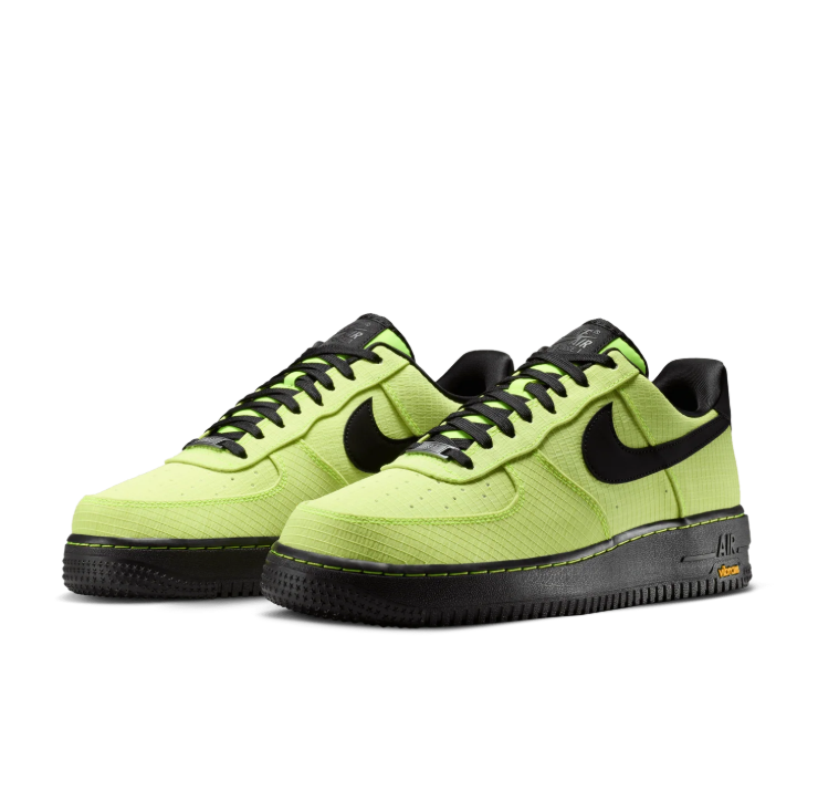 Nike Air Force 1 Low Sneakers - Volt Green & Black