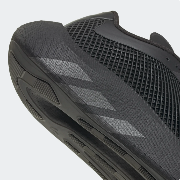 adidas Sneakers - Black Grid Upper & Sculpted Sole