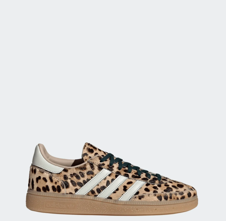 adidas Low-Top Sneakers - Leopard Print & Forest Green Gum Sole