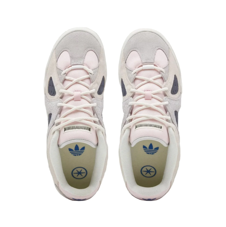 adidas Low-Top Sneakers - Light Grey, Pale Pink & Charcoal