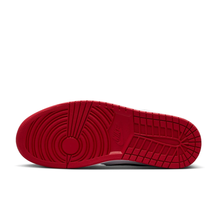 Nike Air Low-Top Sneakers - Red Floral, White & Black with Gold Accents