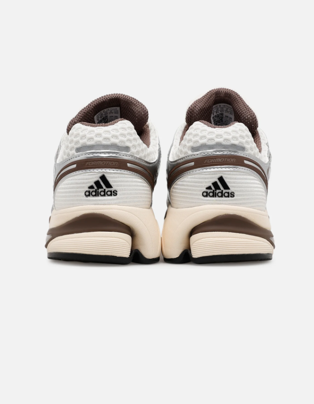 adidas Adistar Sneakers - White, Silver & Brown