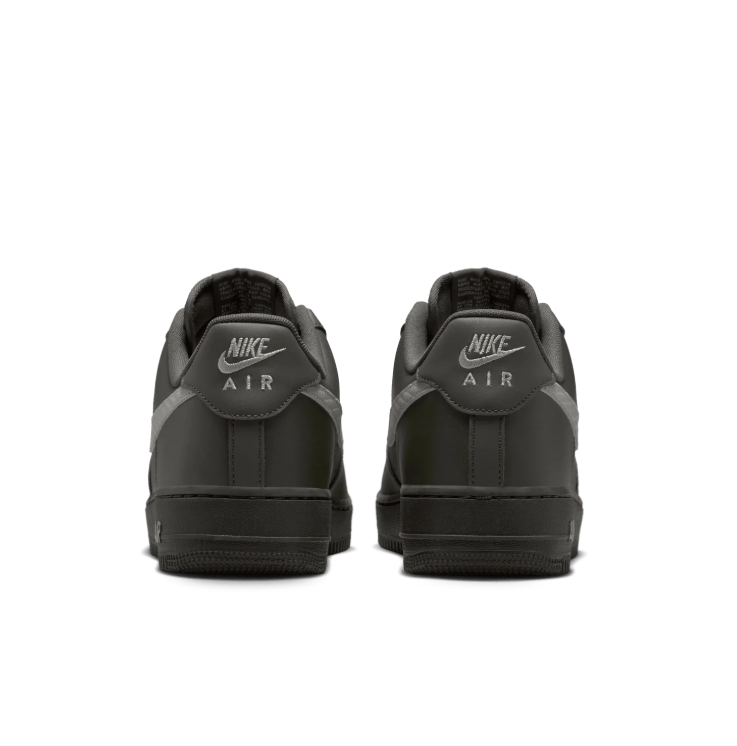 Nike Air Force 1 Low Sneakers - Dark Charcoal & Grey Mini Swoosh