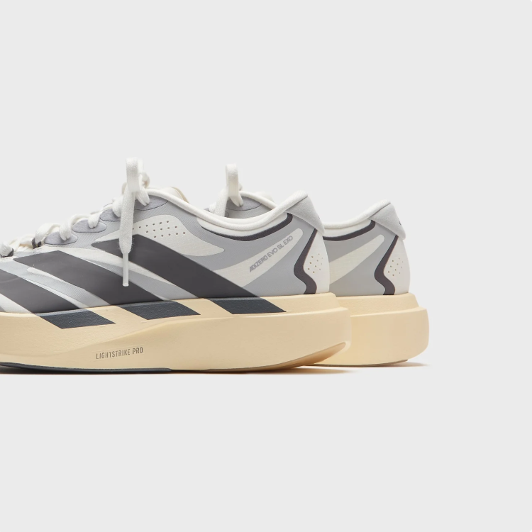 adidas Running-Style Sneakers - Grey, Charcoal & Cream