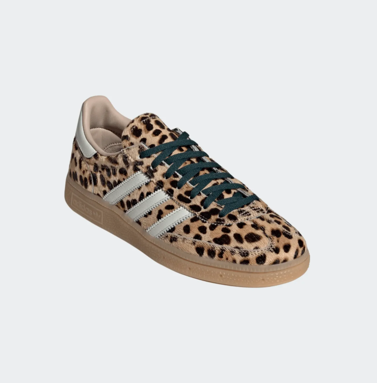 adidas Low-Top Sneakers - Leopard Print & Forest Green Gum Sole