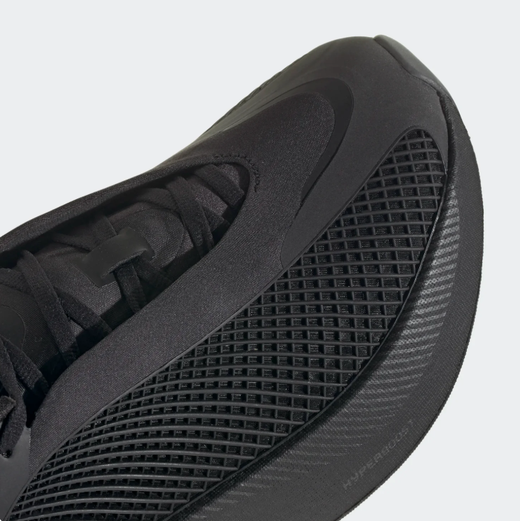 adidas Sneakers - Black Grid Upper & Sculpted Sole