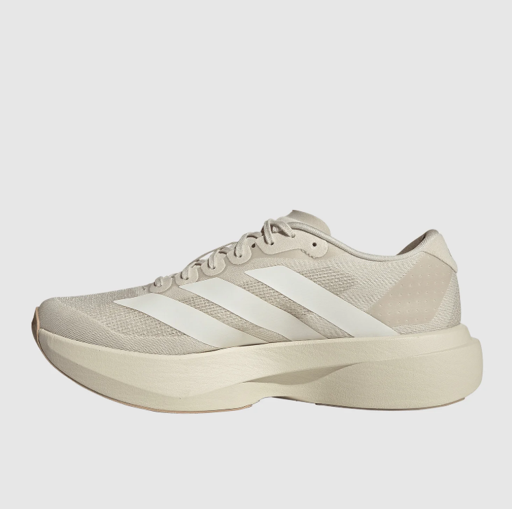 adidas Running-Style Sneakers - Light Beige & Cream