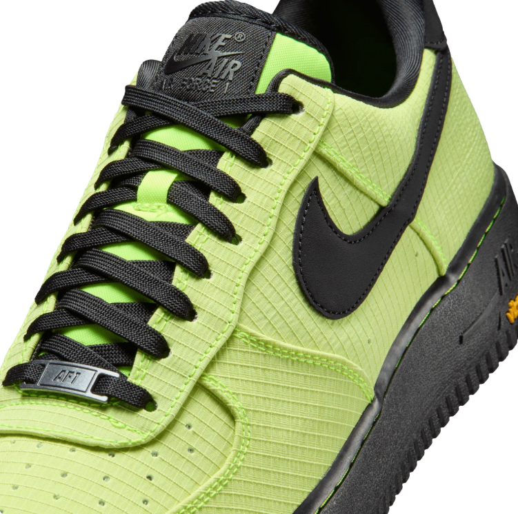 Nike Air Force 1 Low Sneakers - Volt Green & Black