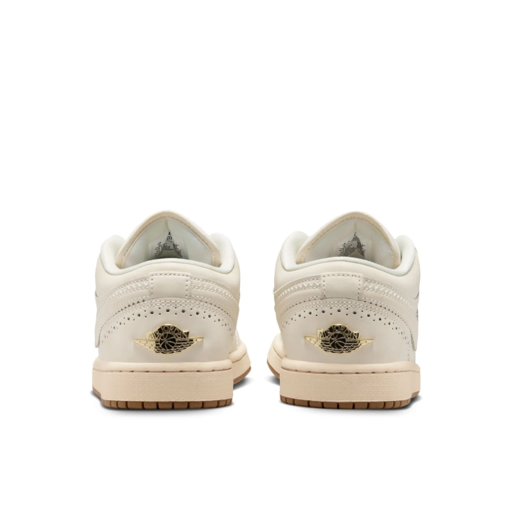 Nike Air Low-Top Sneakers - Ivory & Cream with Tassel and Gum Sole