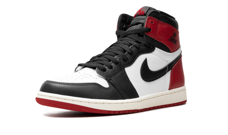 Nike Air Jordan High-Top Sneakers - Black, White & Red