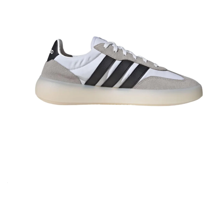 adidas Low-Top Sneakers - White, Grey & Black Cream Sole
