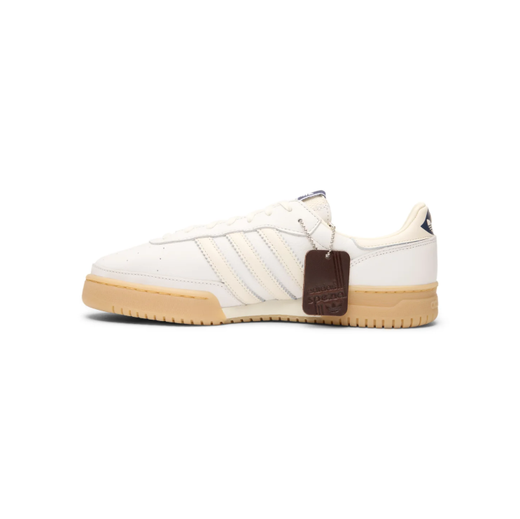 adidas Burnden Sneakers - Off-White & Cream with Gum Sole