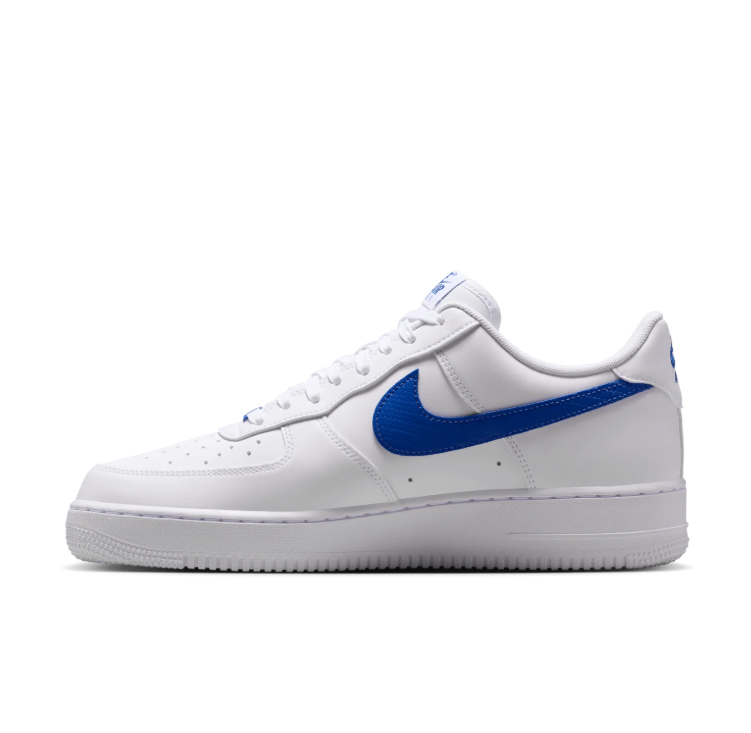 Nike Air Force 1 Low Sneakers - White & Royal Blue